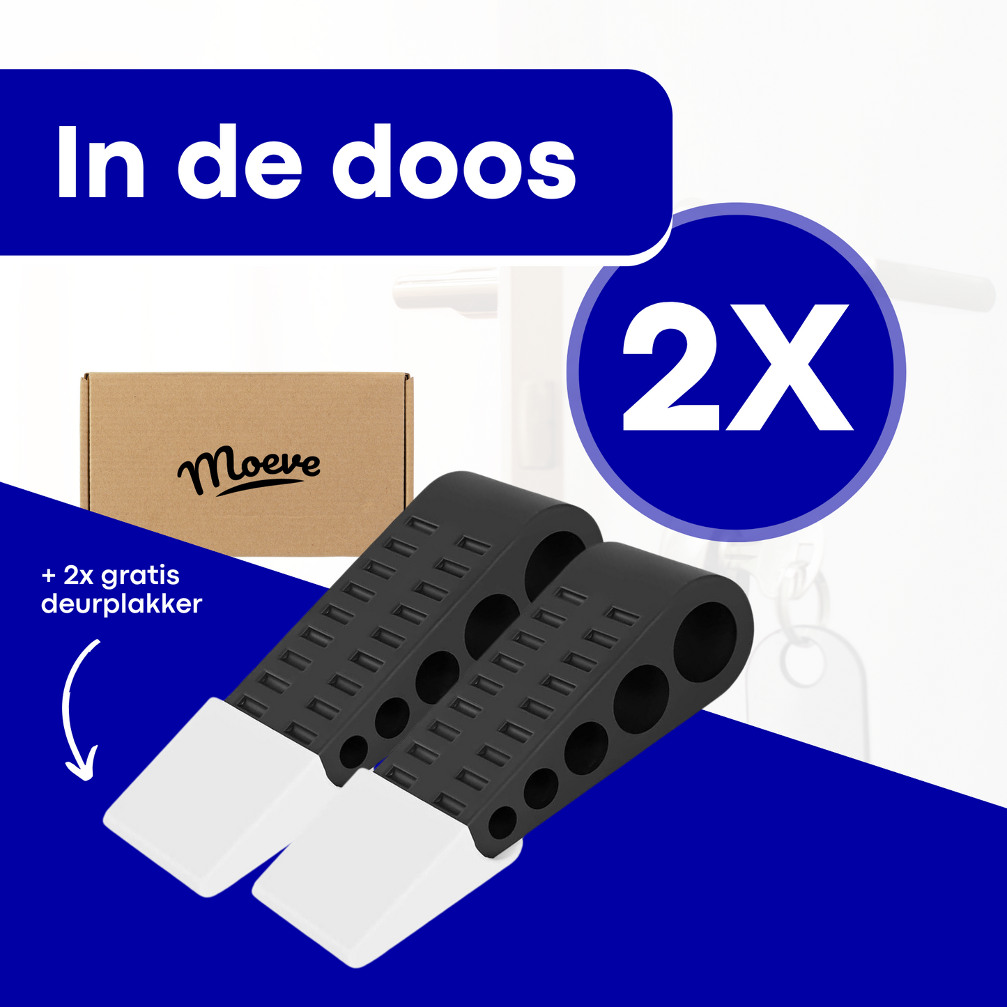 Doorstop Rubber - 2 pcs