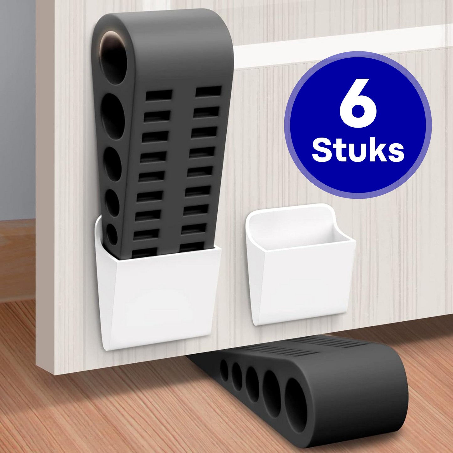 Doorstop Rubber - 6 pcs
