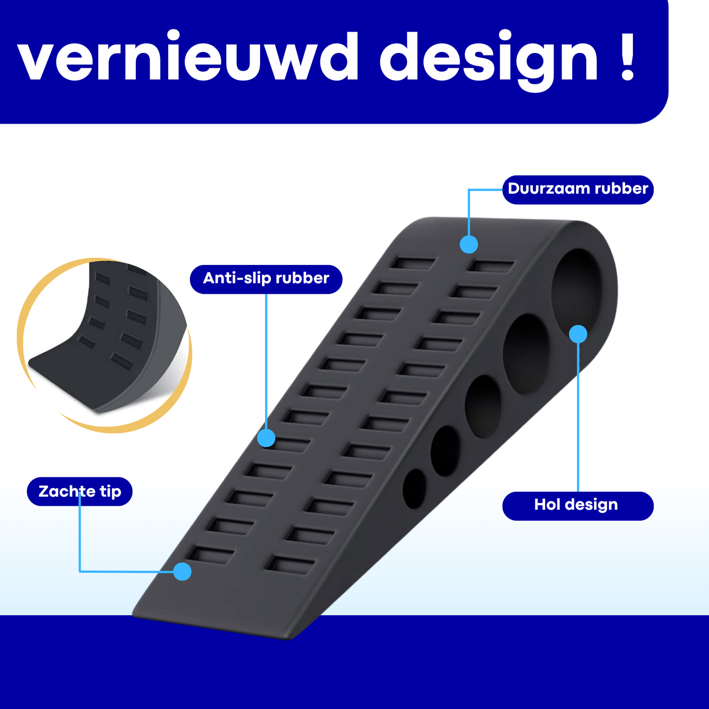 Doorstop Rubber - 6 pcs