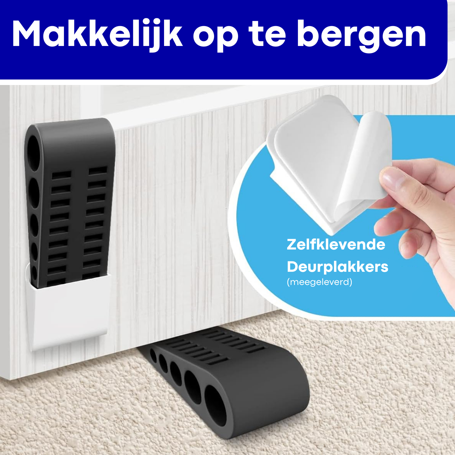 Doorstop Rubber - 6 pcs