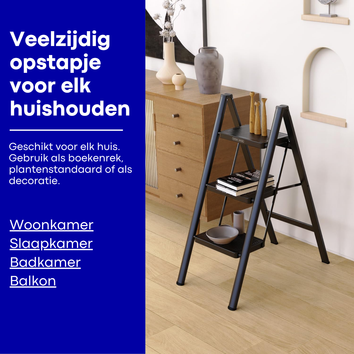 Household ladder 3 steps