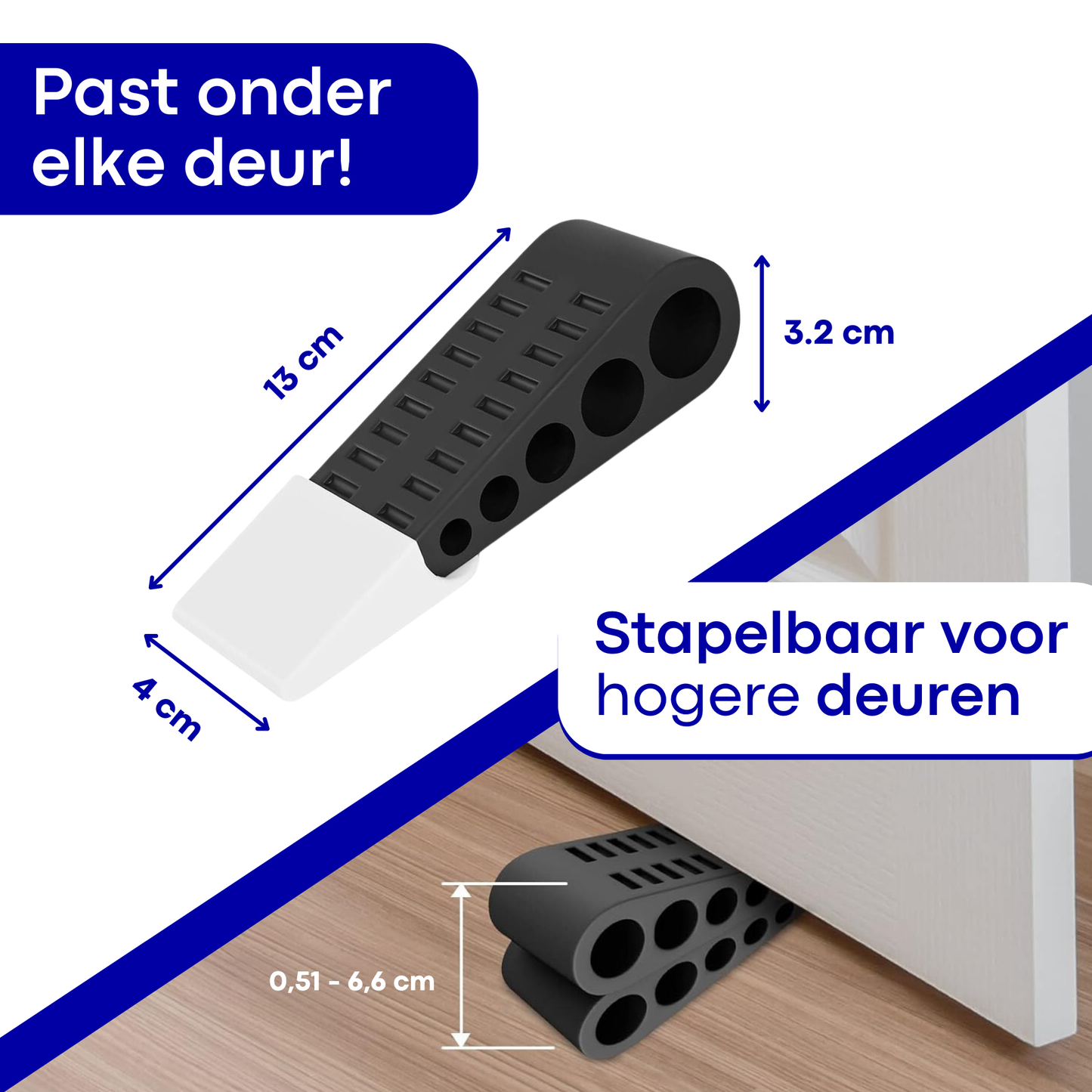 Doorstop Rubber - 6 pcs